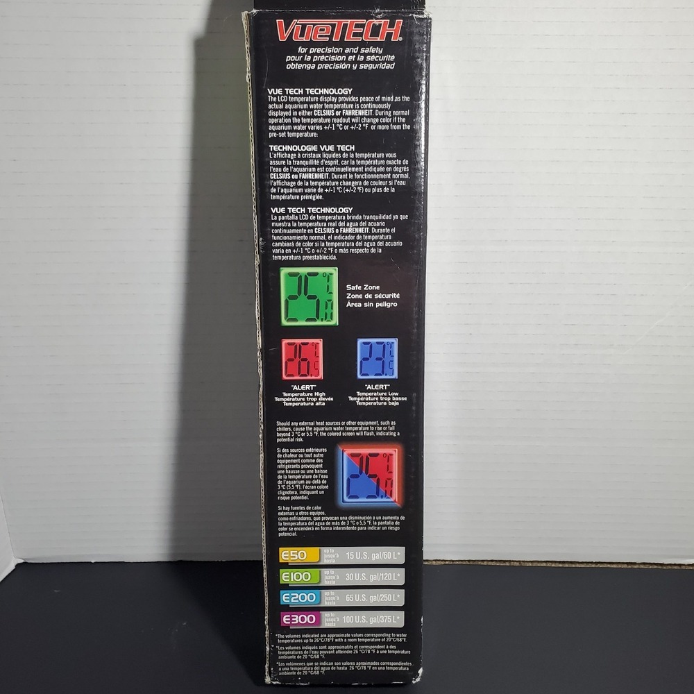 Fluval E100 Advanced Electronic Aquarium Heater 30 Gallon VueTech Works Turns On - Picture 3 of 11